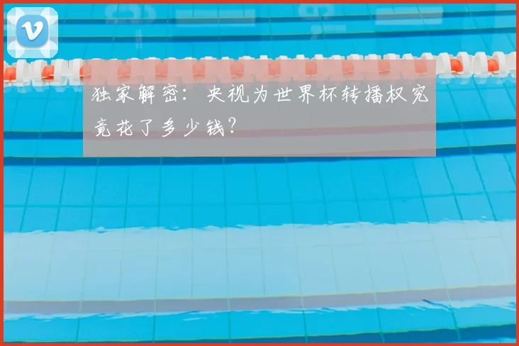 独家解密：央视为世界杯转播权究竟花了多少钱？