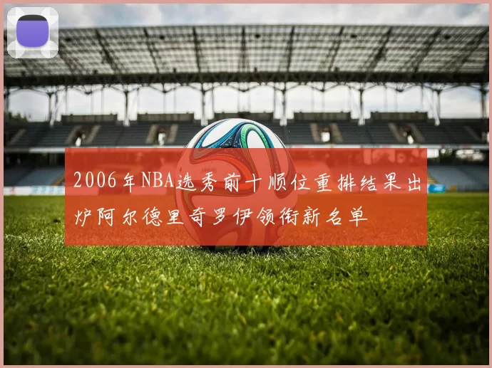2006年NBA选秀前十顺位重排结果出炉阿尔德里奇罗伊领衔新名单